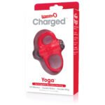 Charged Yoga Rechargeable Vibe Ring - Red - Image 9