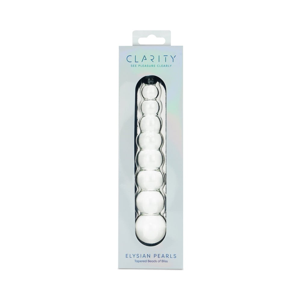 clarity-elysian-pearls-glass-dildo Clarity Elysian Pearls Glass Dildo - Image 1