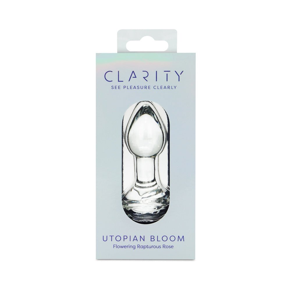 clarity-utopian-bloom-glass-plug Clarity Utopian Bloom Glass Plug - Image 1