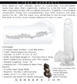 Clearly Combo 2-Piece TPE Dildo and Stroker Set – Clear - Image 7