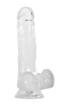 Clearly Combo 2-Piece TPE Dildo and Stroker Set – Clear - Image 9