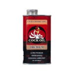 Cock Oil Water-Based Lubricant Metal Can with Inner Plastic Liner 9 oz.