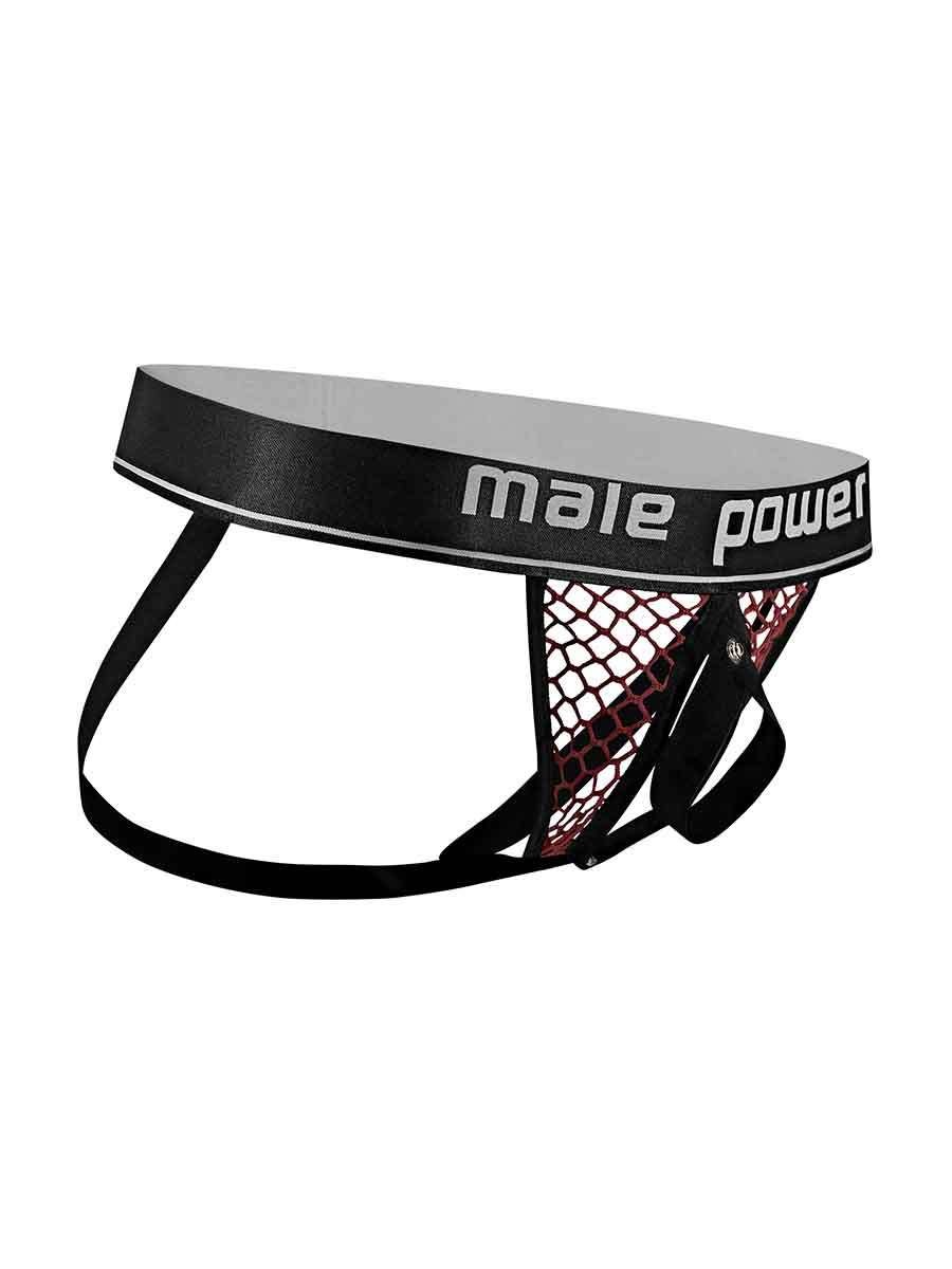 cock-pit-net-cock-ring-jock-l-xl-burgundy Cock Pit Net Cock Ring Jock - L/ XL - Burgundy - Image 1