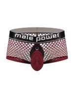 Cock Pit Net Mini Cock Ring Short - Medium -  Burgundy - Image 3
