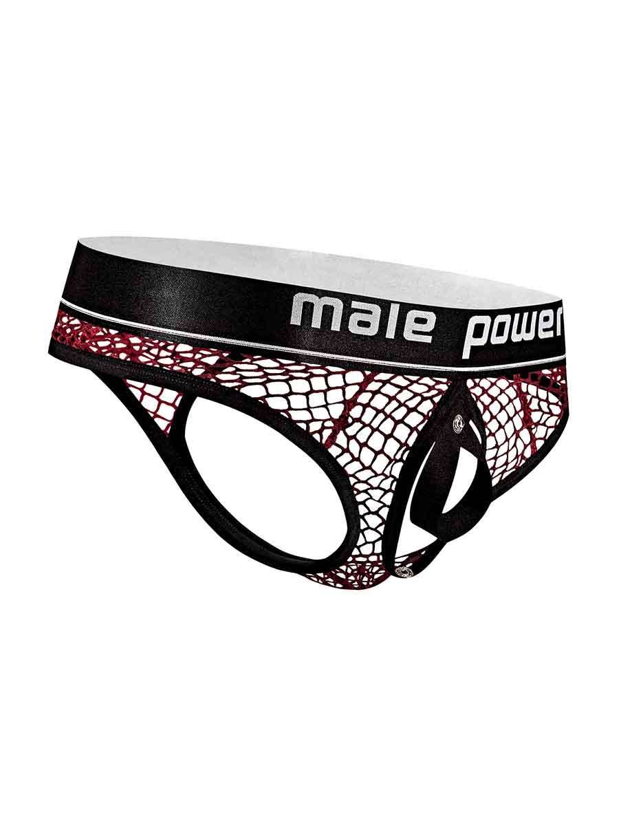 cock-pit-nte-cock-ring-thong-l-xl-burgundy Cock Pit Nte Cock Ring Thong - L/ XL - Burgundy - Image 1