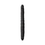 Colours Double Pleasure 12 in. Dual Ended Dildo Black - Image 2