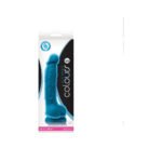 Colours Dual Density 5 in. Dildo Blue