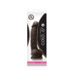 Colours - Dual Density - 5 Inch Dildo - Dark Brown