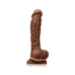 Colours - Dual Density - 8 Inch Dildo - Brown - Image 2