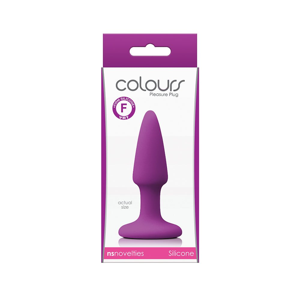 colours-pleasure-plug-mini-purple Colours Pleasure Plug Mini Purple - Image 1