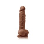 Colours - Pleasures - 5 Inch Dildo - Brown - Image 2