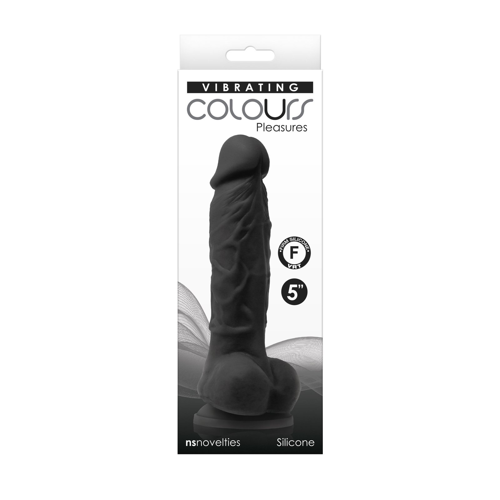 colours-pleasures-vibrating-5-inch-dildo-black Colours - Pleasures - Vibrating - 5 Inch Dildo - Black - Image 1