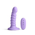 Colours Ribbed Vibrating 5in Purple - Image 2