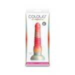 Colours Stacked 6 in. Dildo Red/Gold