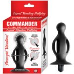 Commander Expert Vibrating Buttplug - Black
