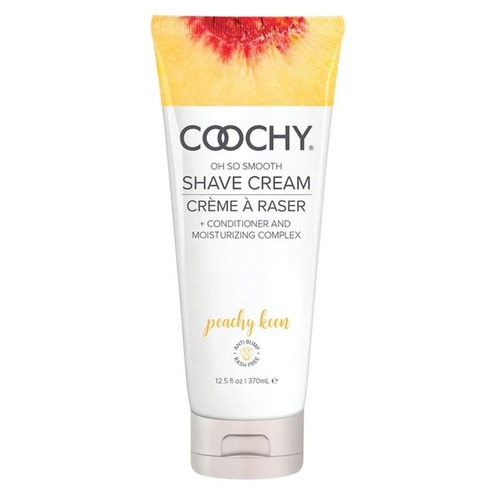 coochy-oh-so-smooth-shave-cream-peachy-keen-125-fl-oz-370ml Coochy Oh So Smooth Shave Cream - Peachy Keen 12.5 Fl Oz 370ml - Image 1
