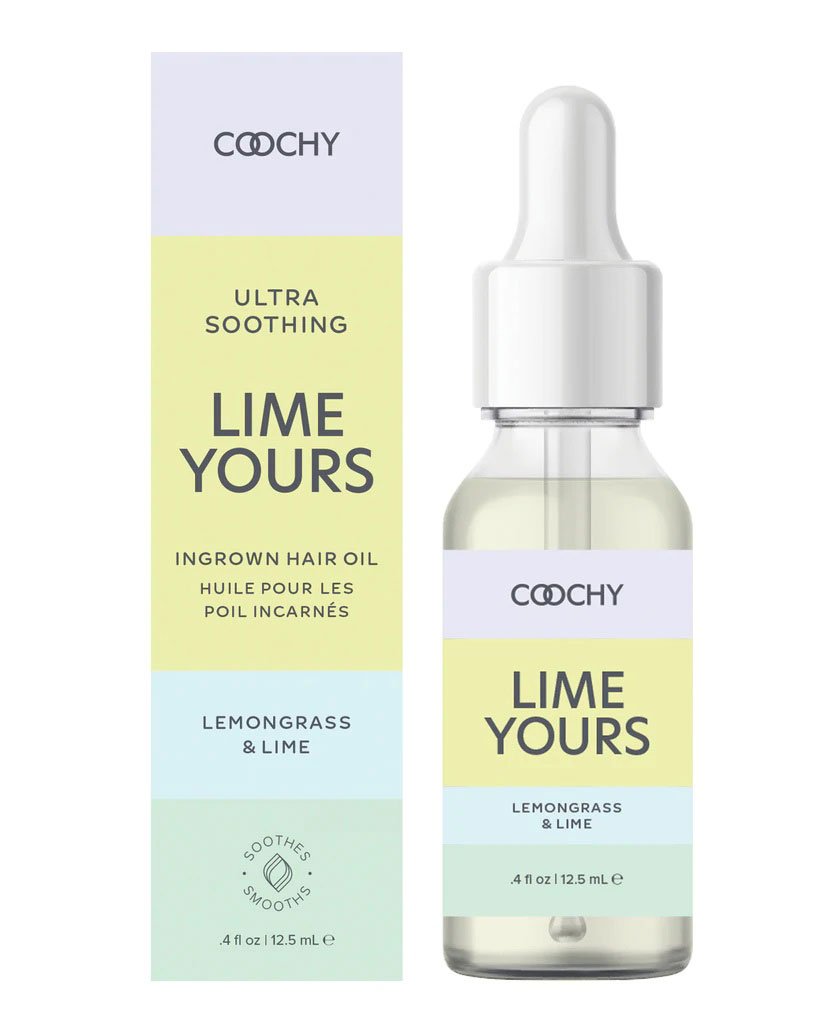 coochy-ultra-soothing-lime-yours-ingrown-hair-oil-lemongrass-and-lime-4-oz Coochy Ultra Soothing Ingrown Hair Oil – Lemongrass and Lime – 4 fl oz - Image 1