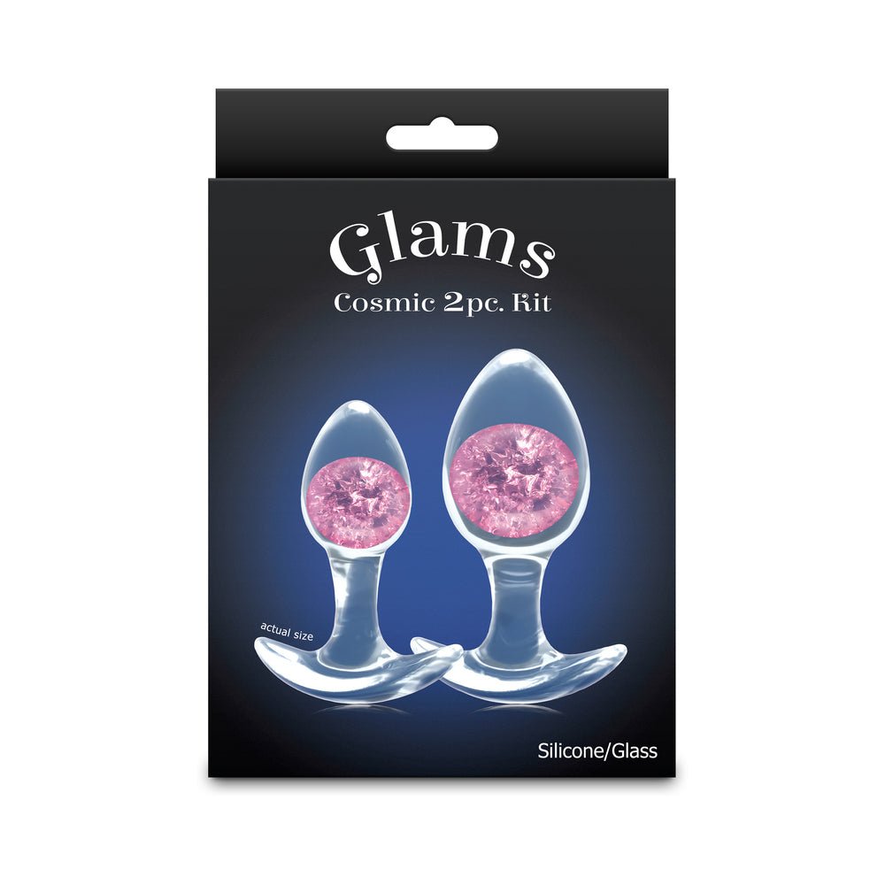 cosmic-glams-2-piece-plug-kit-pink Cosmic Glams 2-Piece Plug Kit Pink - Image 1