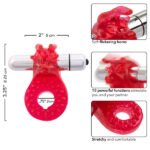 Couple's Raging Bull Vibrating Cock Ring – Red - Image 5