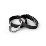 Crave ID Cuffs Body-Safe Silicone Bracelet Cuffs – Black - Image 2