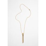 Crave Vesper Mini 24K Gold Rechargeable Vibrating Pendant Necklace - Image 2
