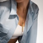 Crave Vesper Mini 24K Gold Rechargeable Vibrating Pendant Necklace - Image 6