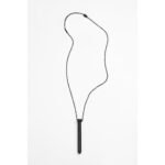 Crave Vesper Mini Black Rechargeable Vibrating Pendant Necklace - Image 2