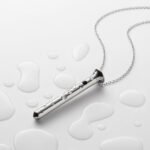 Crave Vesper Mini Silver Rechargeable Vibrating Pendant Necklace - Image 5