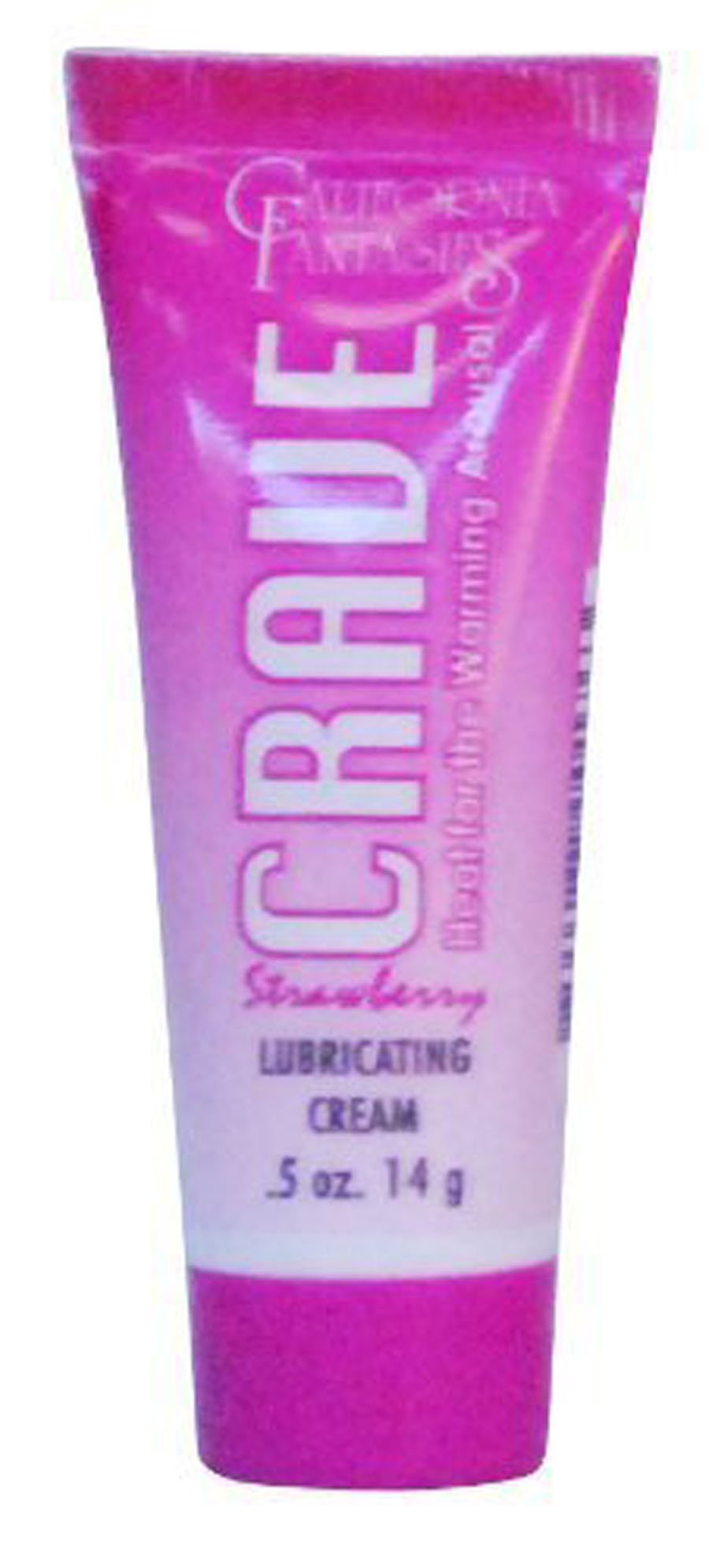 crave-warming-lubricanting-cream-strawberry-flavored-05-oz-tube Crave Warming Lubricanting Cream Strawberry Flavored 0.5 Oz Tube - Image 1