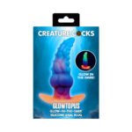 Creature Cocks Glowtopus Glow-in-the-Dark Silicone Anal Plug - Image 7