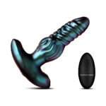 Creature Cocks Octo-Squirm Vibrating & Squirming Silicone Anal Plug – Teal - Image 2