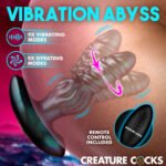 Creature Cocks Octo-Squirm Vibrating & Squirming Silicone Anal Plug – Teal - Image 10