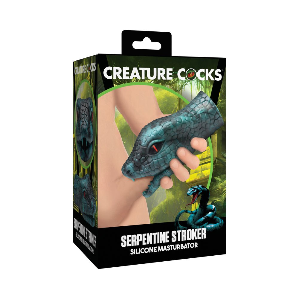 creature-cocks-serpentine-stroker-silicone-masturbator-green Creature Cocks Serpentine Stroker Silicone Masturbator Green - Image 1