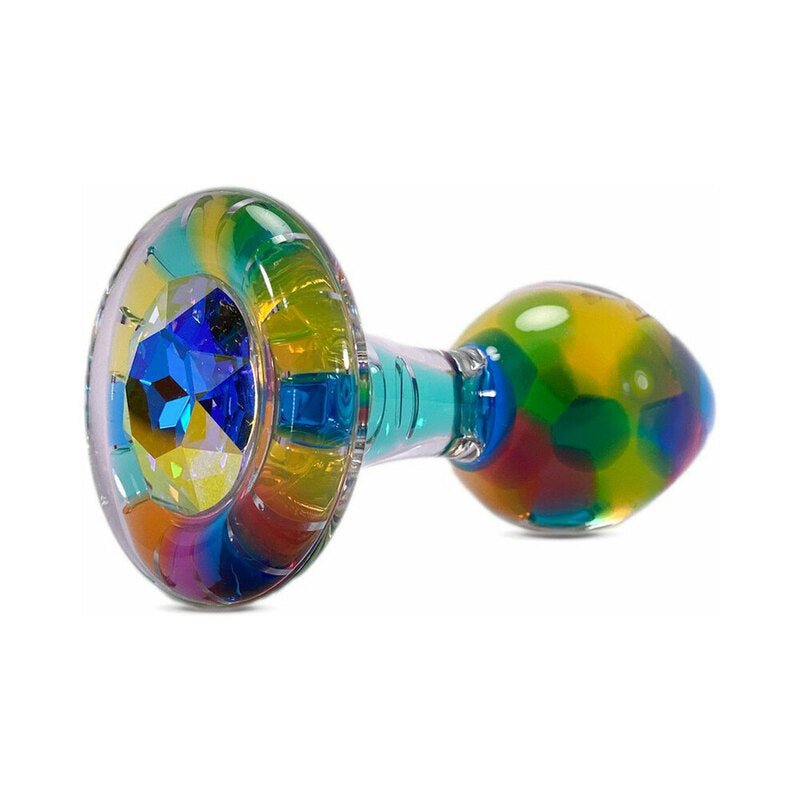 crystal-delights-funfetti-plug-with-gem-aurora-borealis Crystal Delights Funfetti Plug with Gem Aurora Borealis - Image 1