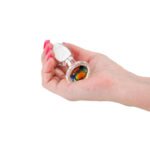 Crystal Desires Rainbow Gem Glass Plug Small - Image 3
