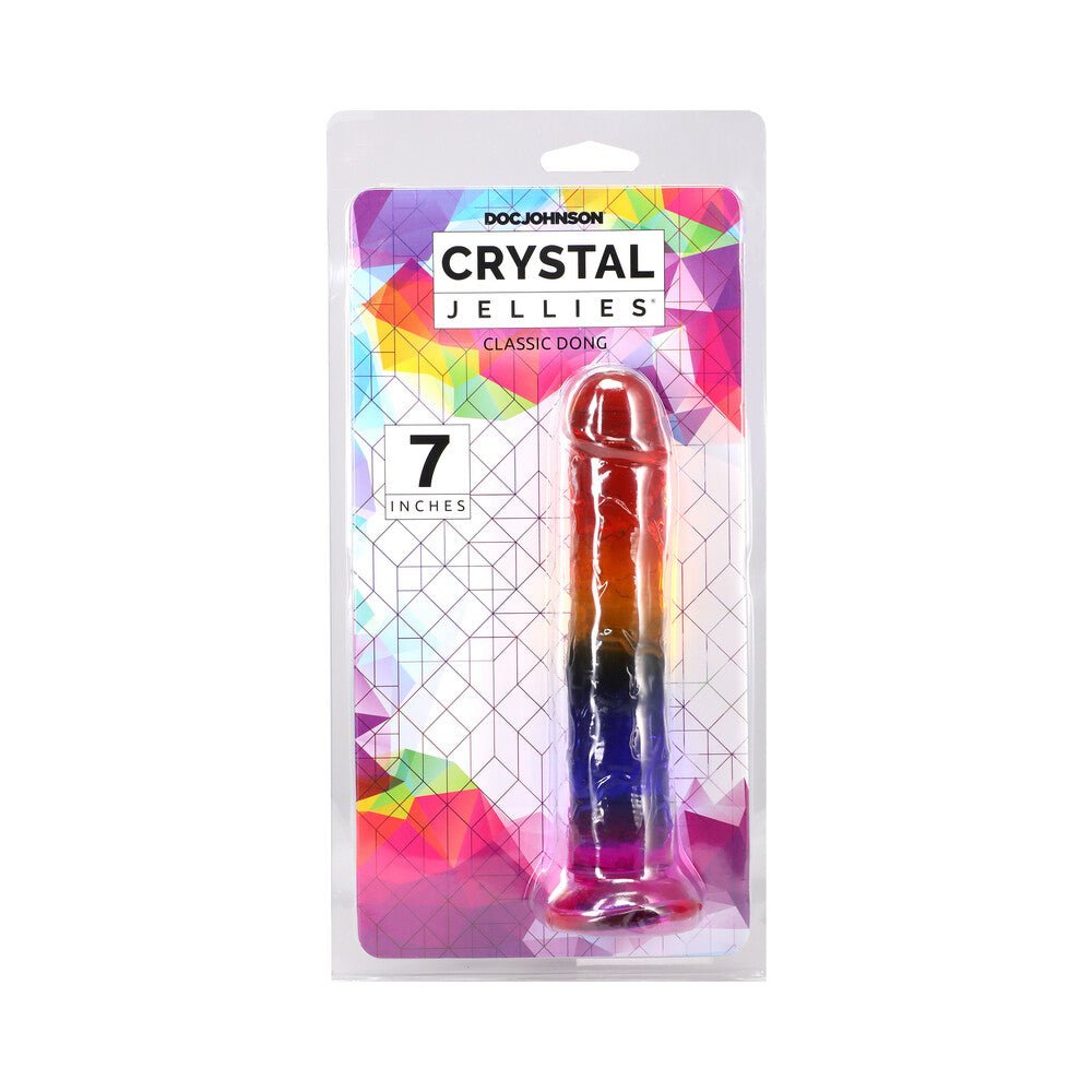 crystal-jellies-7-in-dong-rainbow Crystal Jellies 7 in. Dong Rainbow - Image 1