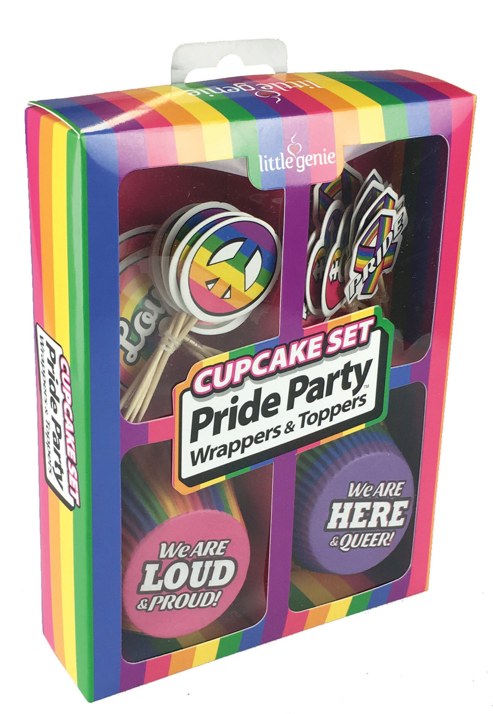 cupcake-set-pride-party-wrappers-amp-toppers Cupcake Set - Pride Party Wrappers & Toppers - Image 1