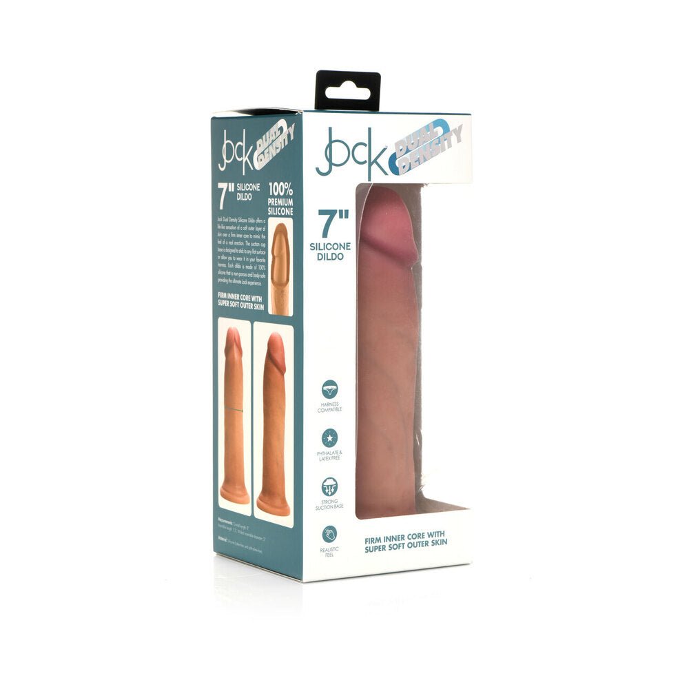curve-toys-jock-dual-density-7-in-silicone-dildo-with-suction-cup-light Curve Toys Jock Dual Density 7 in. Silicone Dildo with Suction Cup Light - Image 1