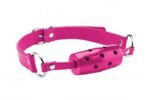 Cylinder Gag with Leather Straps – Pink - Image 2