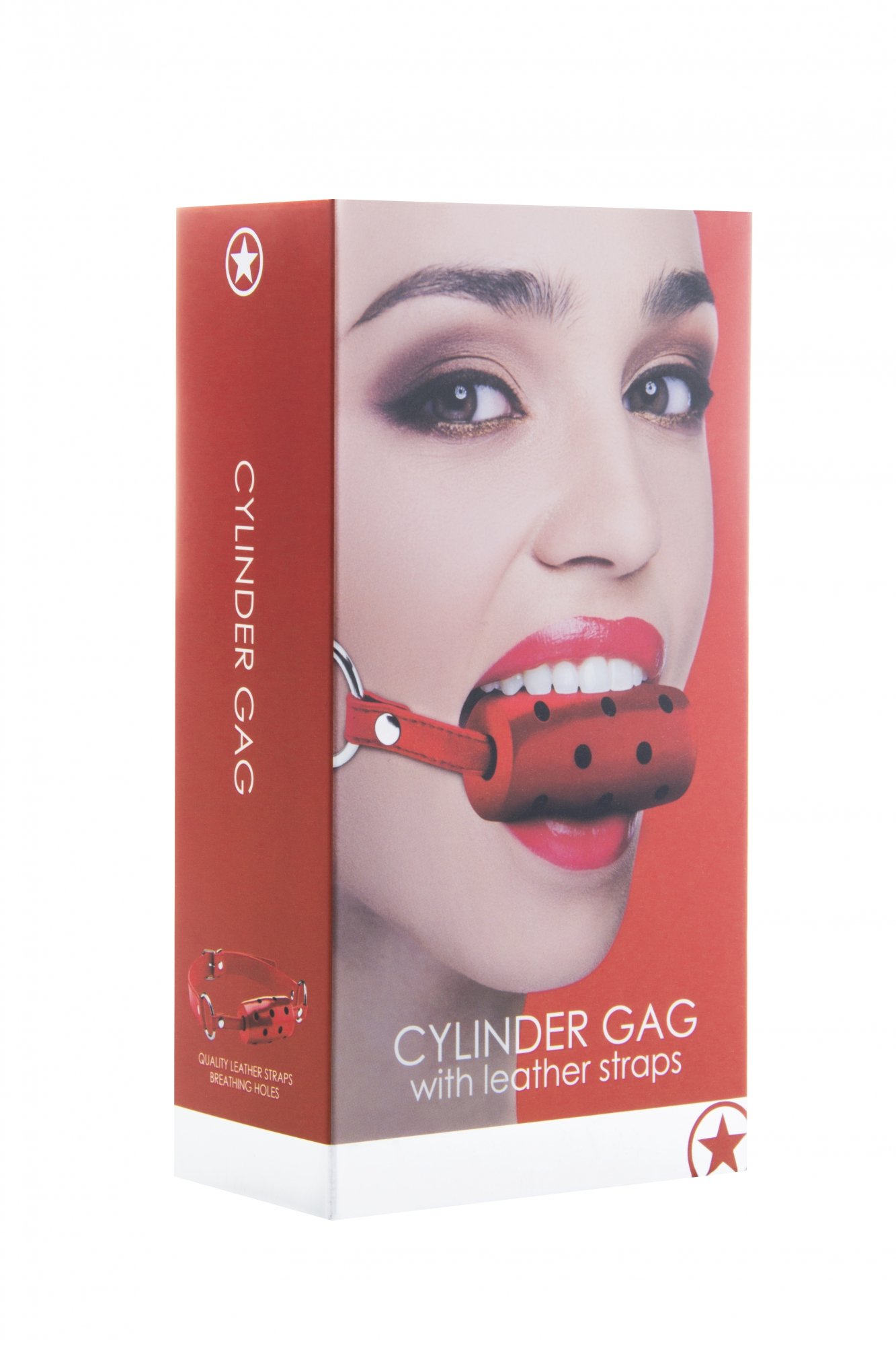 cylinder-gag-red Cylinder Gag - Red - Image 1
