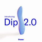 Dame Dip 2.0 Classic Rechargeable Silicone Vibrator – Periwinkle - Image 4