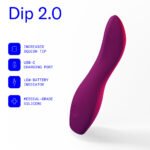 Dame Dip 2.0 Classic Vibrator Plum - Image 5