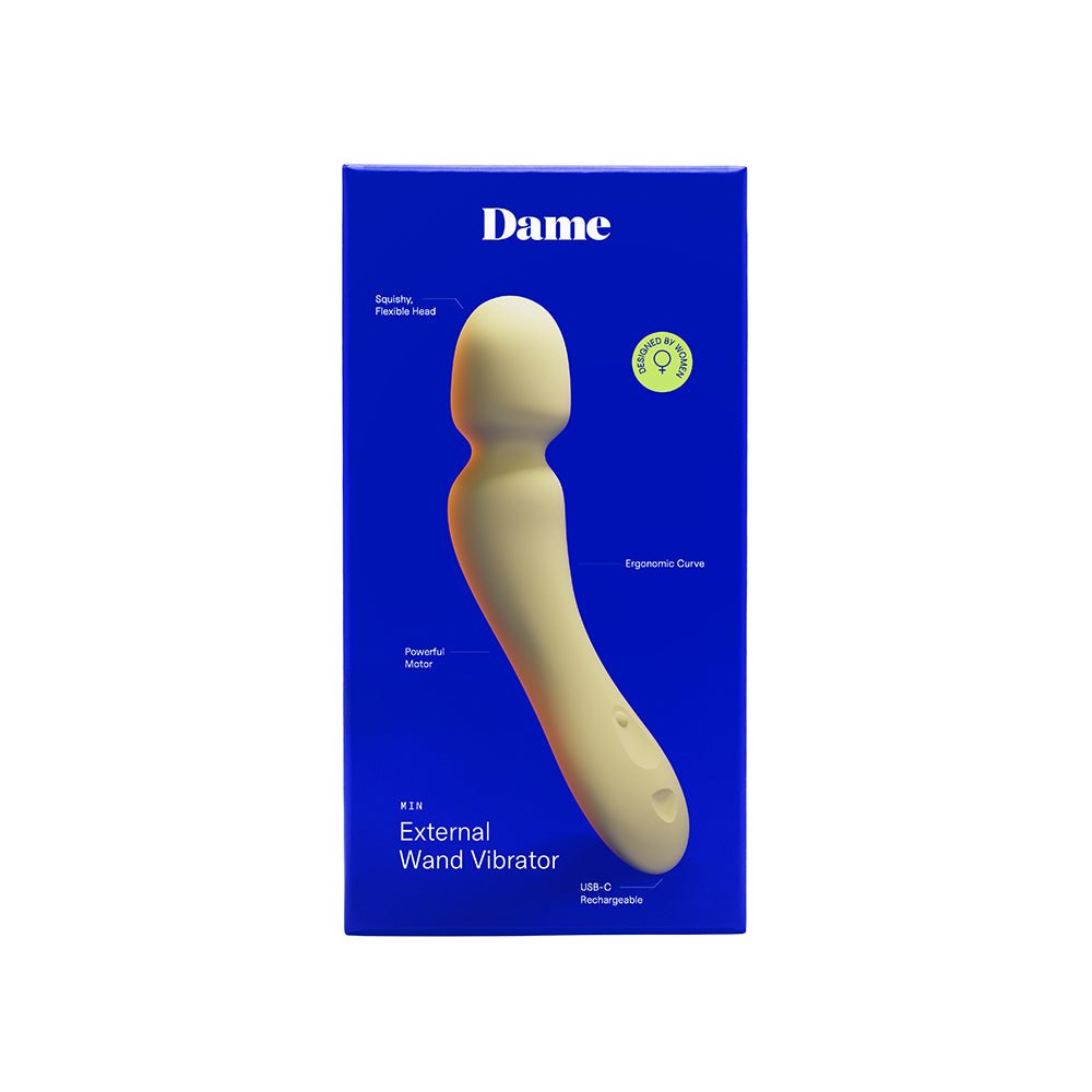 dame-min-mini-wand-vibrator-butter Dame Min Mini Wand Vibrator Butter - Image 1