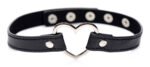 Dark Heart Chrome Heart Black Choker - Black - Image 3