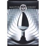 Dark Invader Metal and Silicone Anal Plug - Large