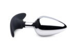 Dark Invader Metal and Silicone Anal Plug - Large - Image 3