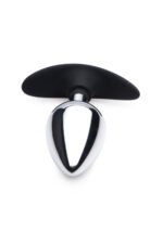 Dark Invader Metal and Silicone Anal Plug - Large - Image 4