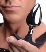 Dark Invader Metal and Silicone Anal Plug - Large - Image 6