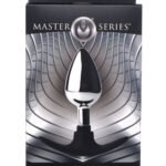 Dark Invader Metal and Silicone Anal Plug - Medium