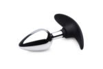 Dark Invader Metal and Silicone Anal Plug - Medium - Image 3
